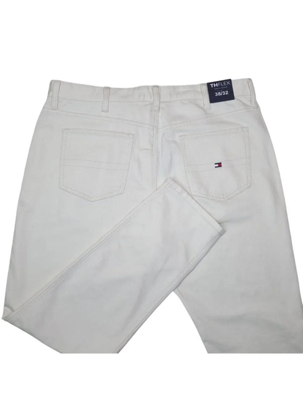 Tommy Hilfiger TH Flex Mens Chino Pants 38x30 Cotton Blend Stretch Casual